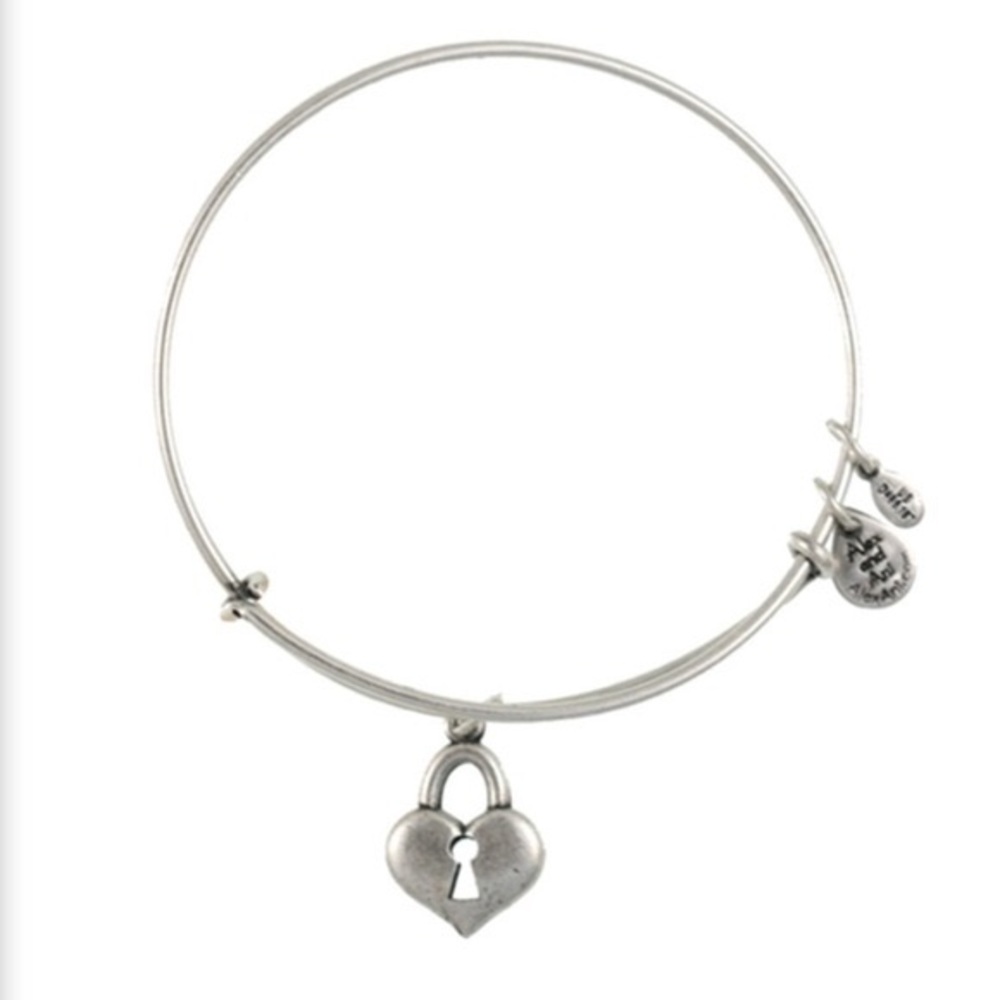 Alex and Ani Silver “Key to My Heart” Bracelet